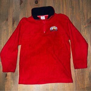 Vtg Embroidered Children’s 1/4 Zip Fleece Made In Australia Kangaroo Koala Sz 10